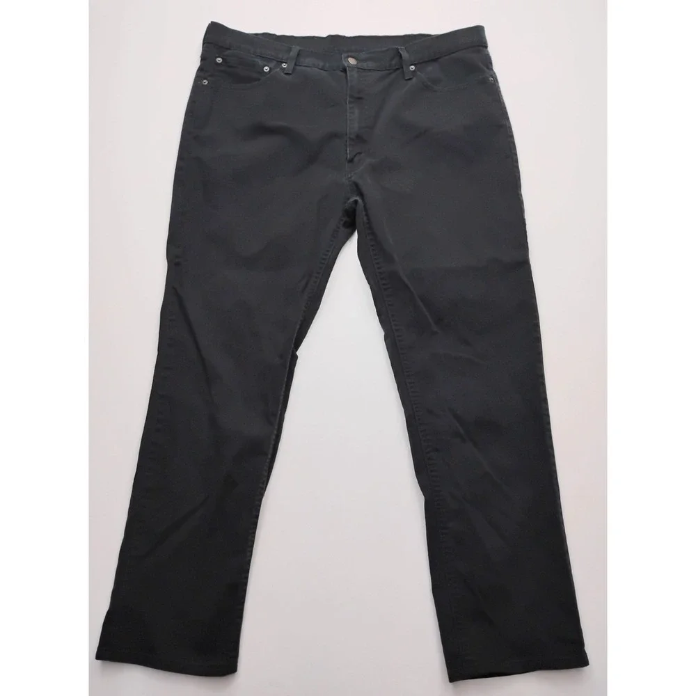 Levis 541 Jeans Mens Black 40x32 Black Straight Dark Wash Denim Skater Punk